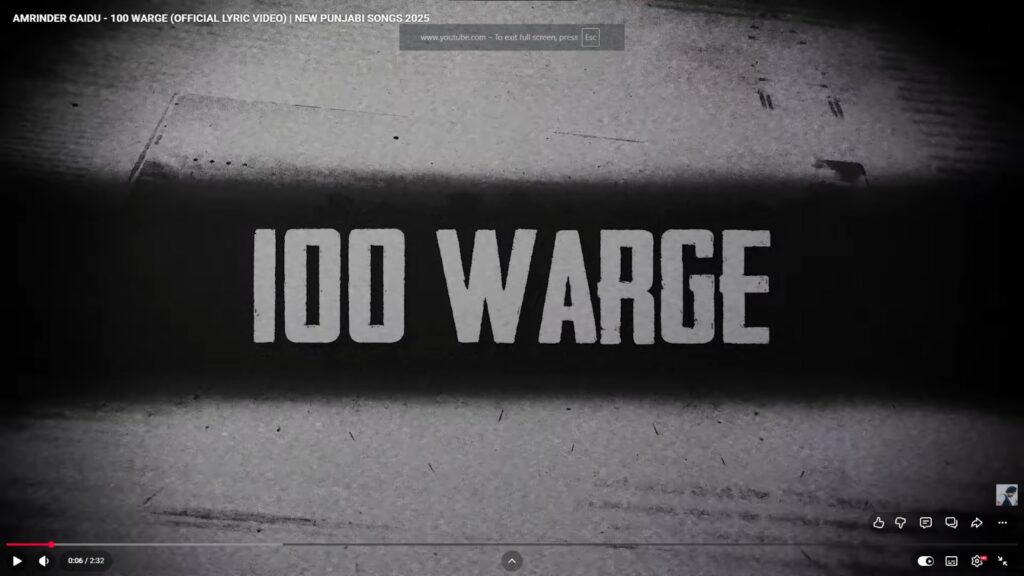 100 warge